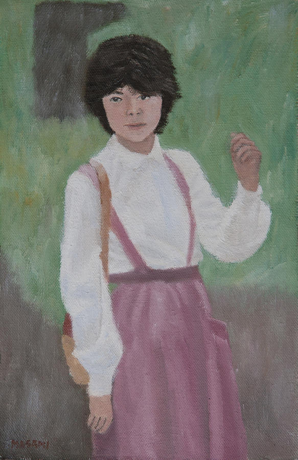Girl In The Park #5 Painting by Masami Iida