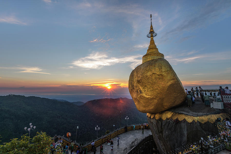 Golden Rock - Myanmar #5 Photograph by Joana Kruse