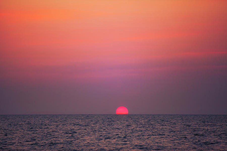 gorgeous sundown over the Indian Ocean #5 Photograph by Gina Koch