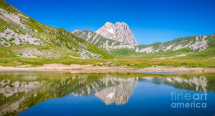 Gran Sasso mountain summit at Campo Imperatore plateau, Abruzzo, #5 Photograph by JR Photography