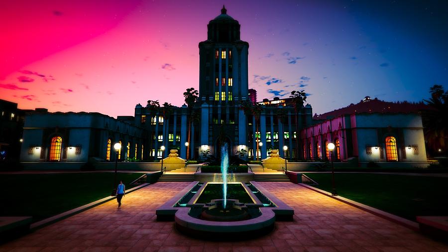 Architecture Digital Art - Grand Theft Auto V #5 by Super Lovely