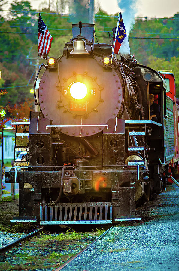 Great Smoky Mountains Rail Road Train Ride #5 Photograph by Alex Grichenko