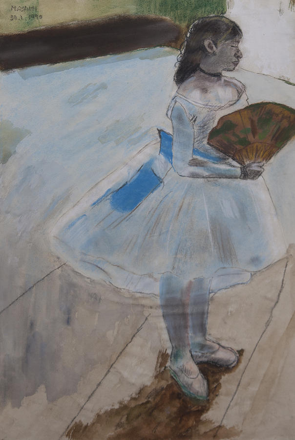 homage to Degas #5 Mixed Media by Masami Iida