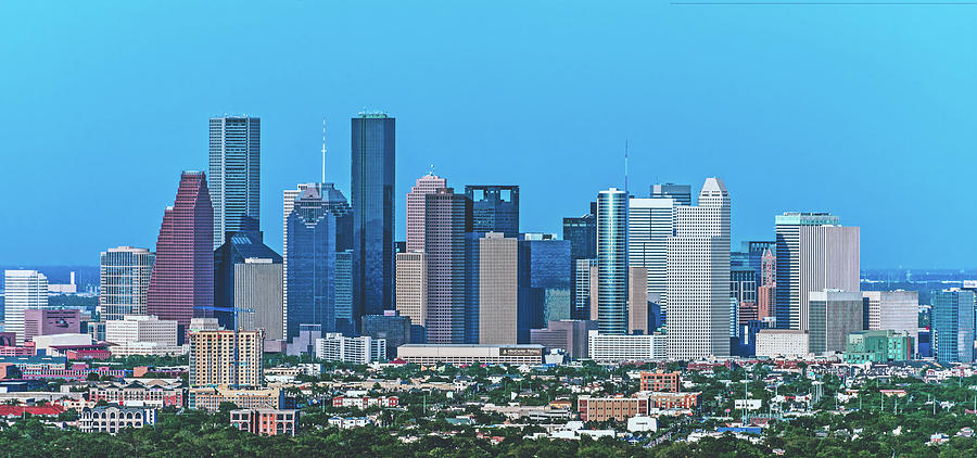 Houston Skyline #5 Photograph by Mountain Dreams