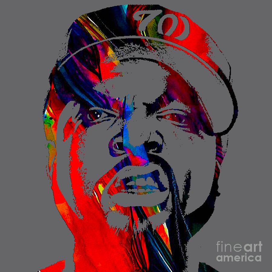 Ice Cube Straight Outta Compton #5 Mixed Media by Marvin Blaine