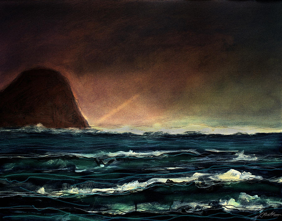 Irish Sea II #5 Painting by Michaelalonzo Kominsky