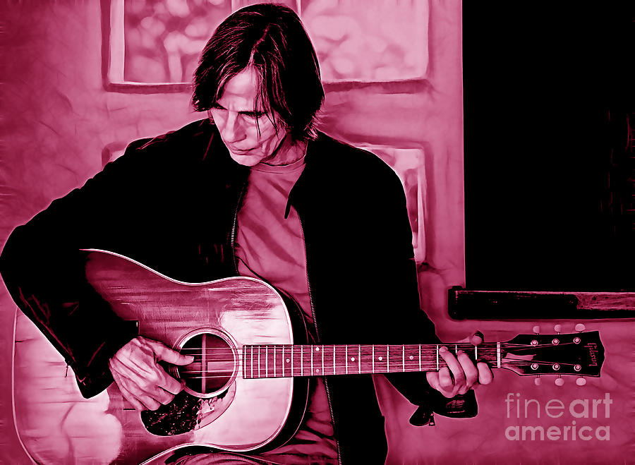 Music Mixed Media - Jackson Browne Collection #5 by Marvin Blaine