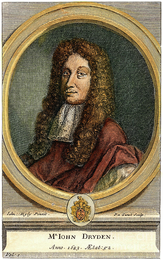 John Dryden, 1631-1700 #5 Drawing by Granger