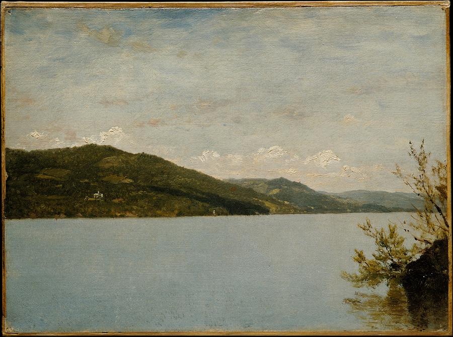 Lake George #5 Painting by John Frederick Kensett - Pixels