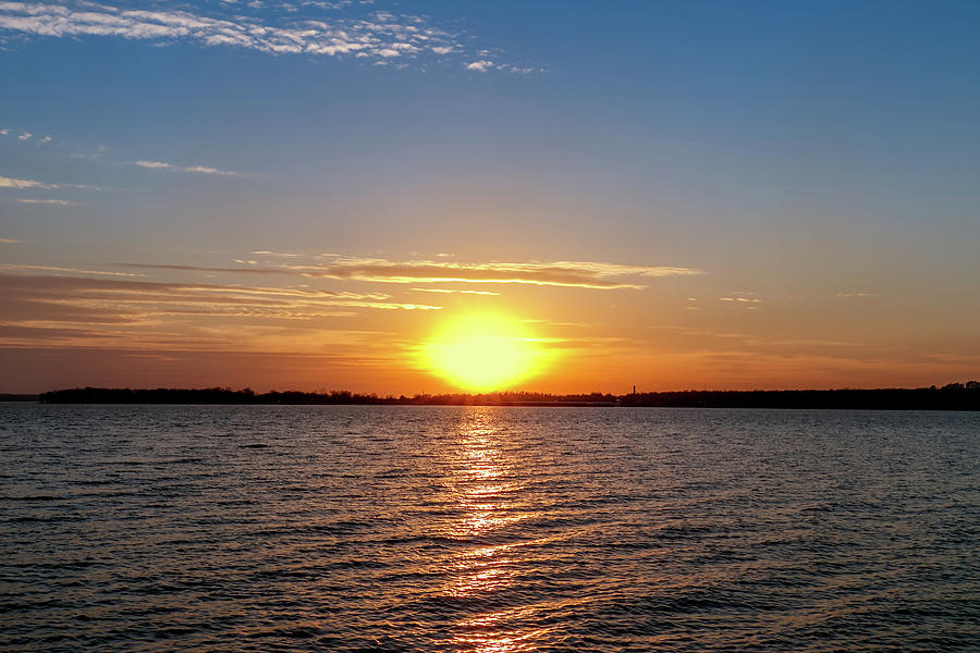 Lake Sunset #5 Photograph by Doug Long