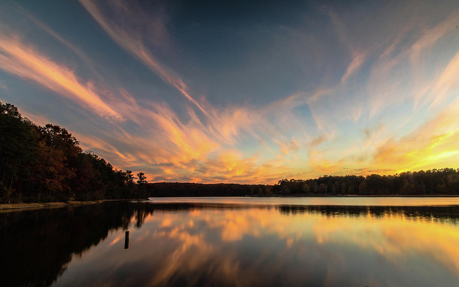 Lake Sunset #5 Photograph by Mike Dunn