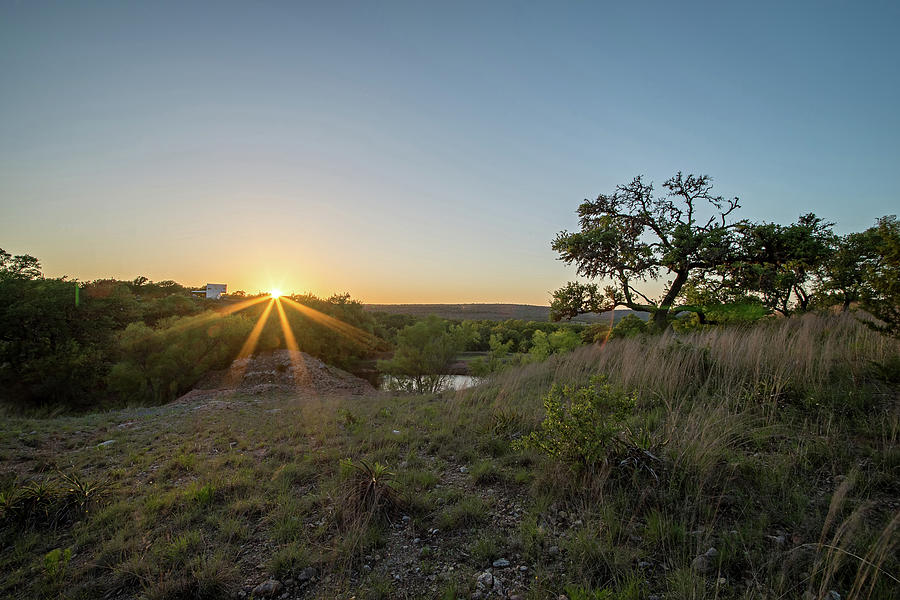Landscapes Around Willow City Loop Texas At Sunset #5 Photograph by Alex Grichenko