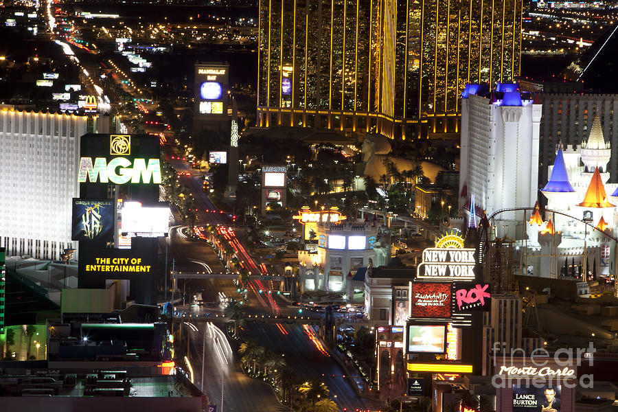 Las Vegas nightlife #5 Photograph by Anthony Totah