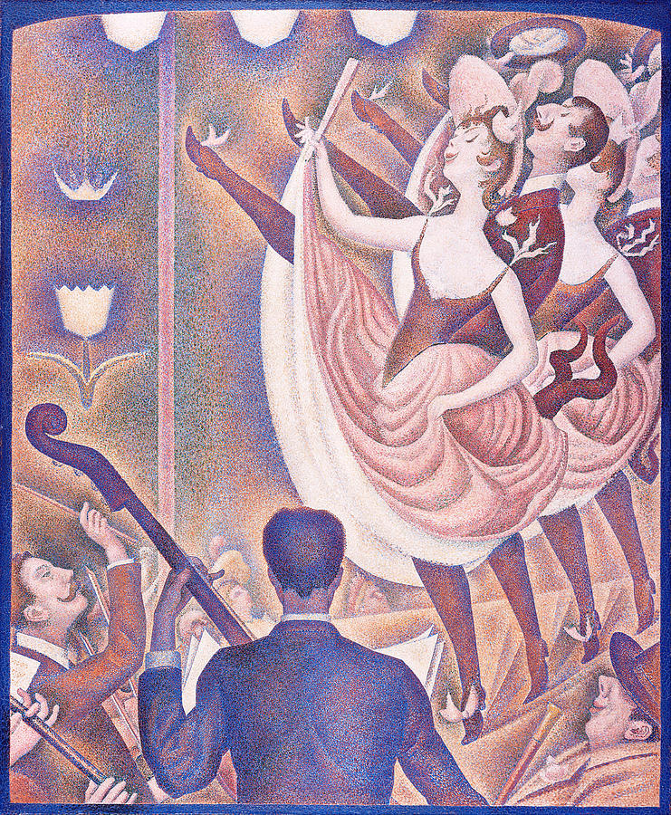 Le Chahut #6 Painting by Georges Seurat