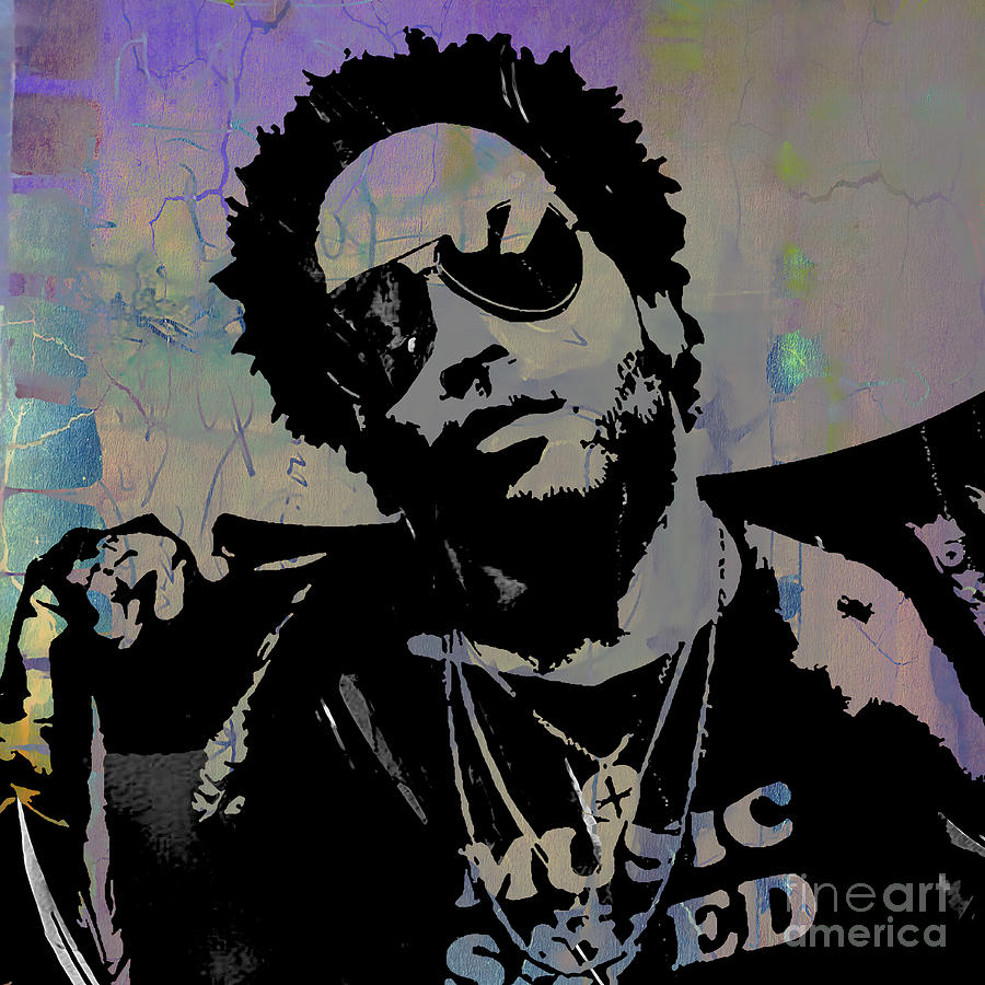 Lenny Kravitz Collection #5 Mixed Media by Marvin Blaine