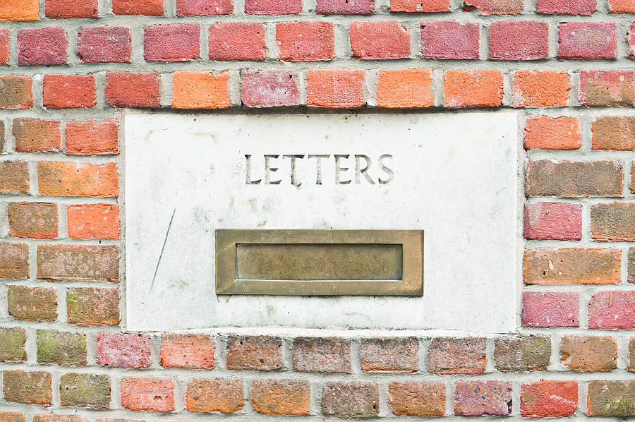 Architecture Photograph - Letterbox #5 by Tom Gowanlock