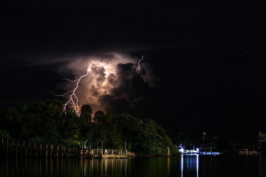 Lightning #5 Photograph by Christopher Perez