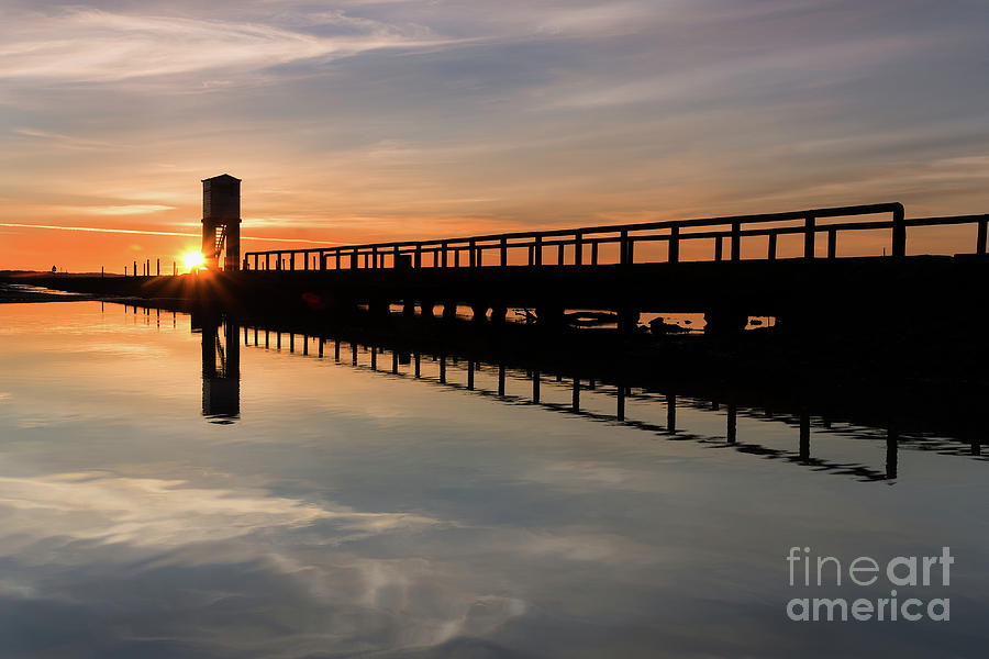 Lindisfarne Causeway Sunrise Photograph
