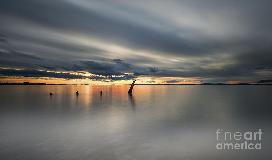 Longniddry Shipwreck Sunset #5 Photograph by Keith Thorburn LRPS EFIAP CPAGB