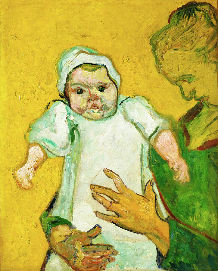 Madame Roulin and Her Baby, from 1888 Painting by Vincent van Gogh