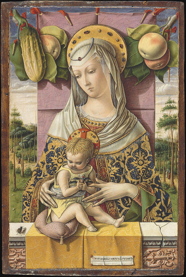Madonna Painting - Madonna And Child #5 by Carlo Crivelli