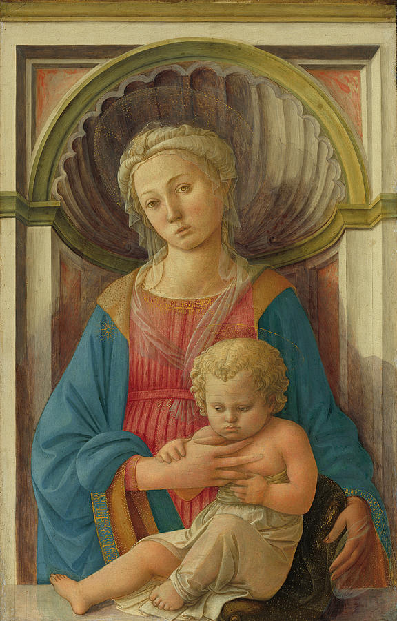 Madonna And Child #5 Painting by Fra Filippo Lippi