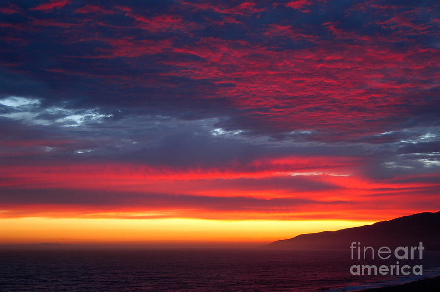 Malibu Sunset #5 Photograph by Marc Bittan