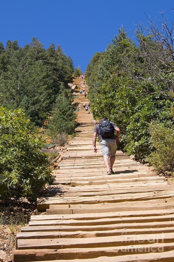Manitou Springs Pikes Peak Incline Photograph
