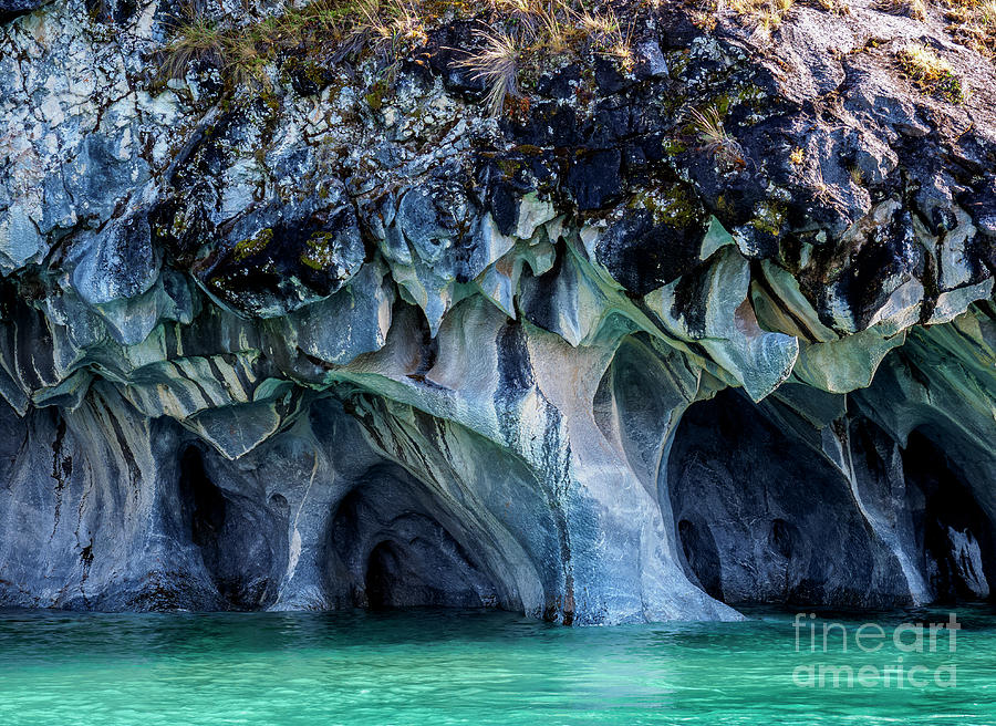 Marble Caves, Aysen Region, Patagonia, Chile Photograph by Karol