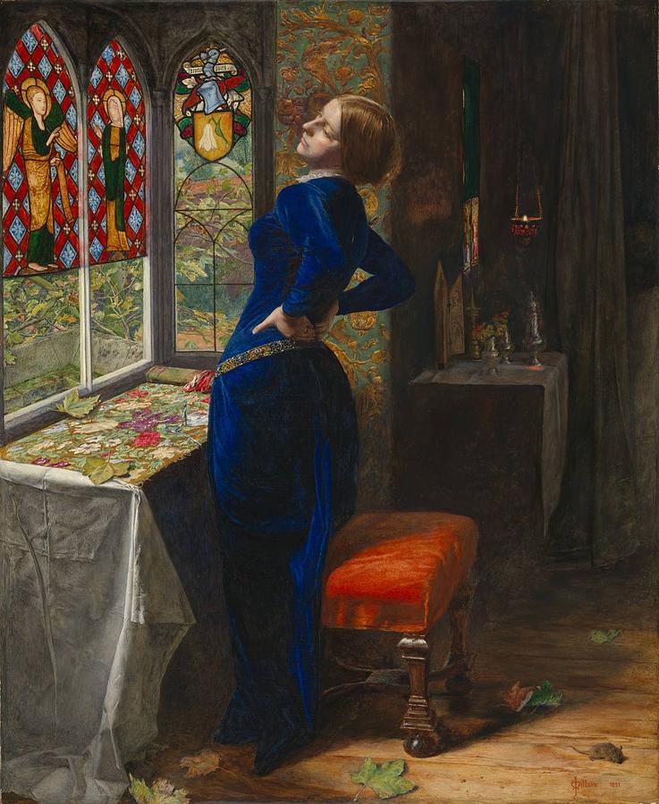 Mariana  Painting by John Everett Millais