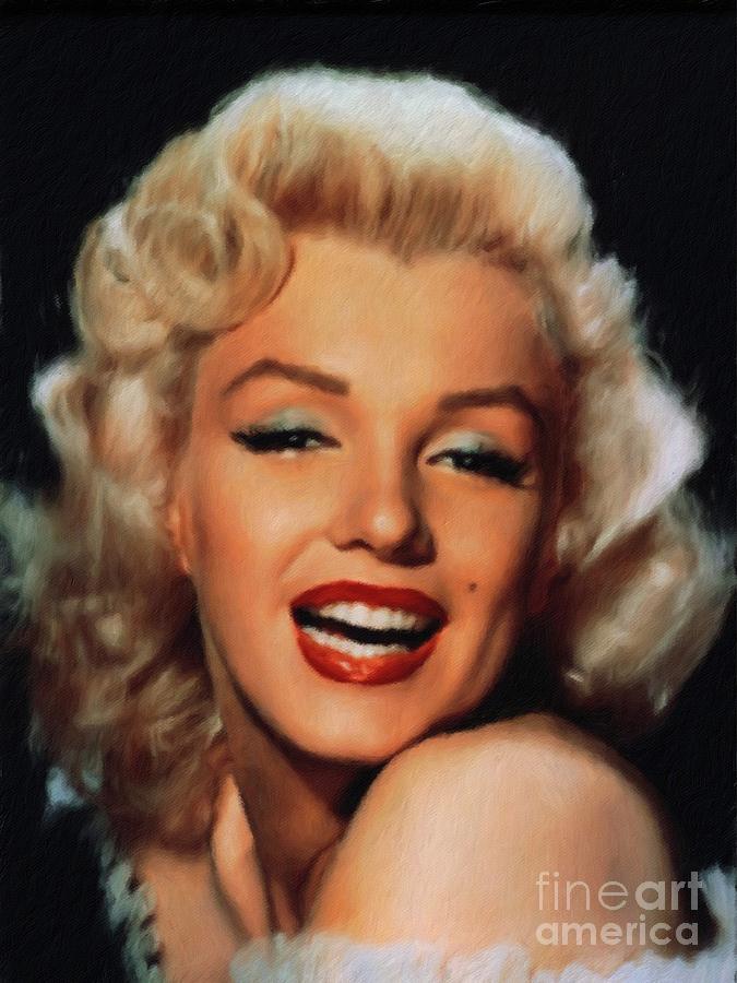 Marilyn Monroe, Actress And Model Painting