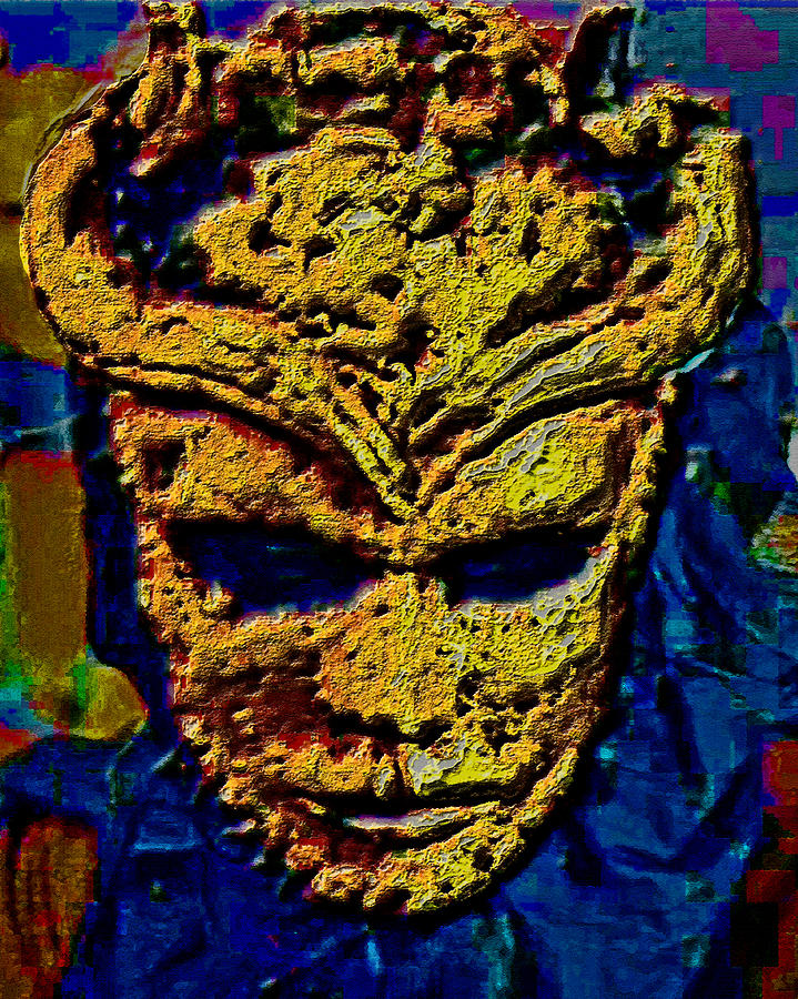 Fantasy Photograph - Mask. The Sons Of The Harpy. Fantasy #5 by Andy i Za