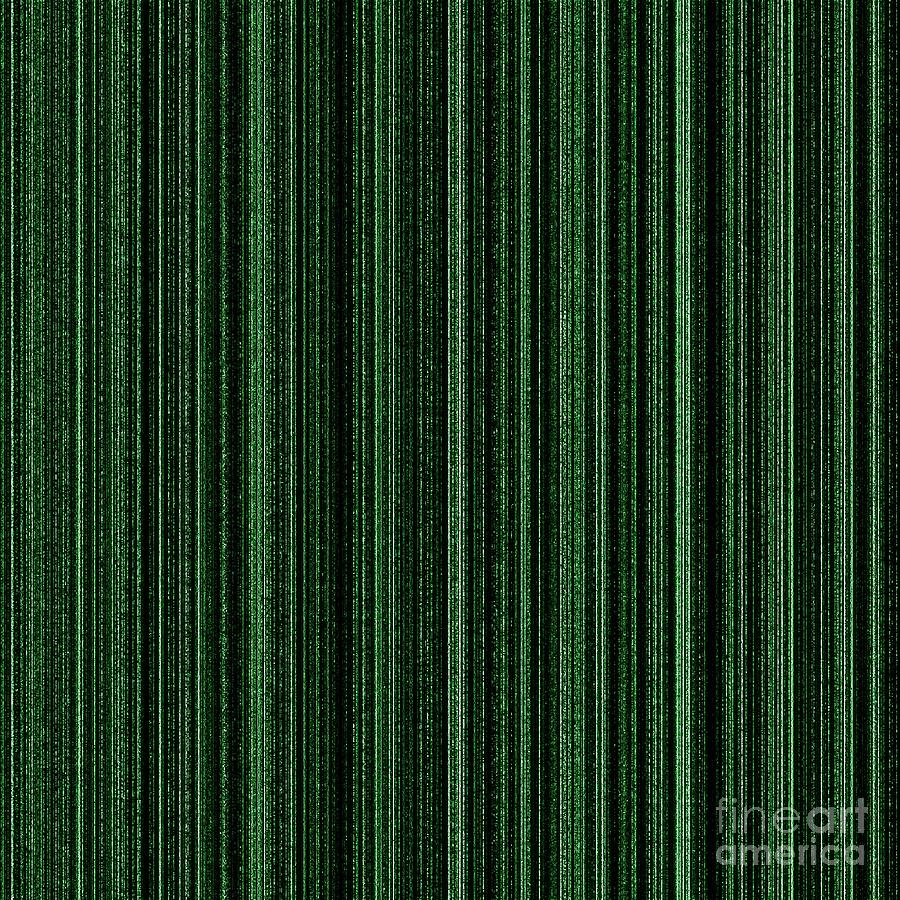 Matrix Green #5 Digital Art by Henrik Lehnerer