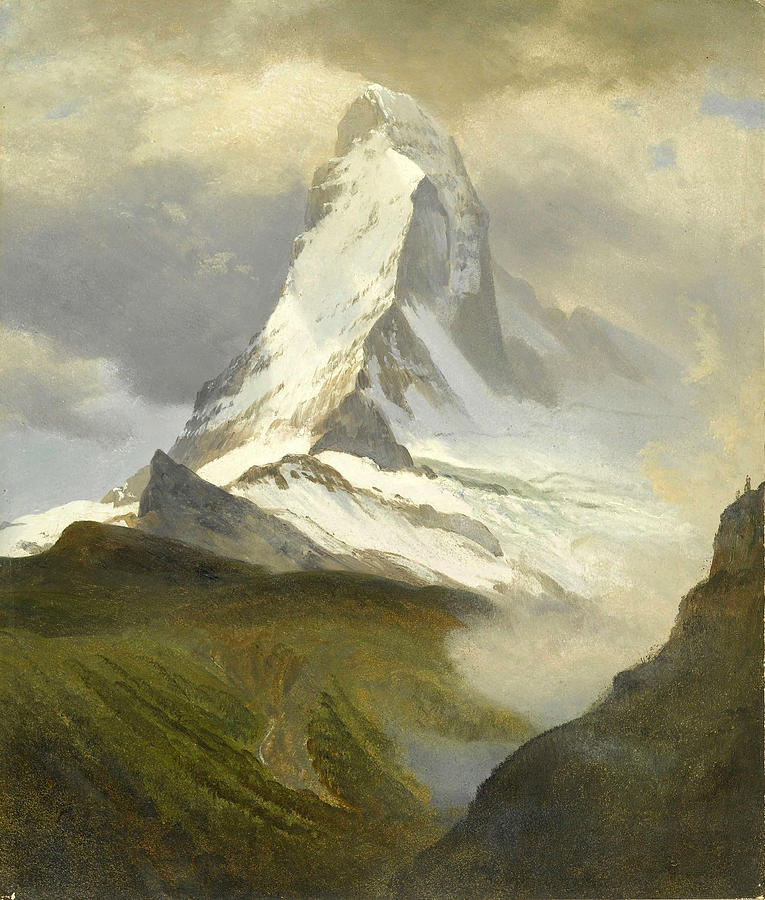 Matterhorn #4 Painting by Albert Bierstadt