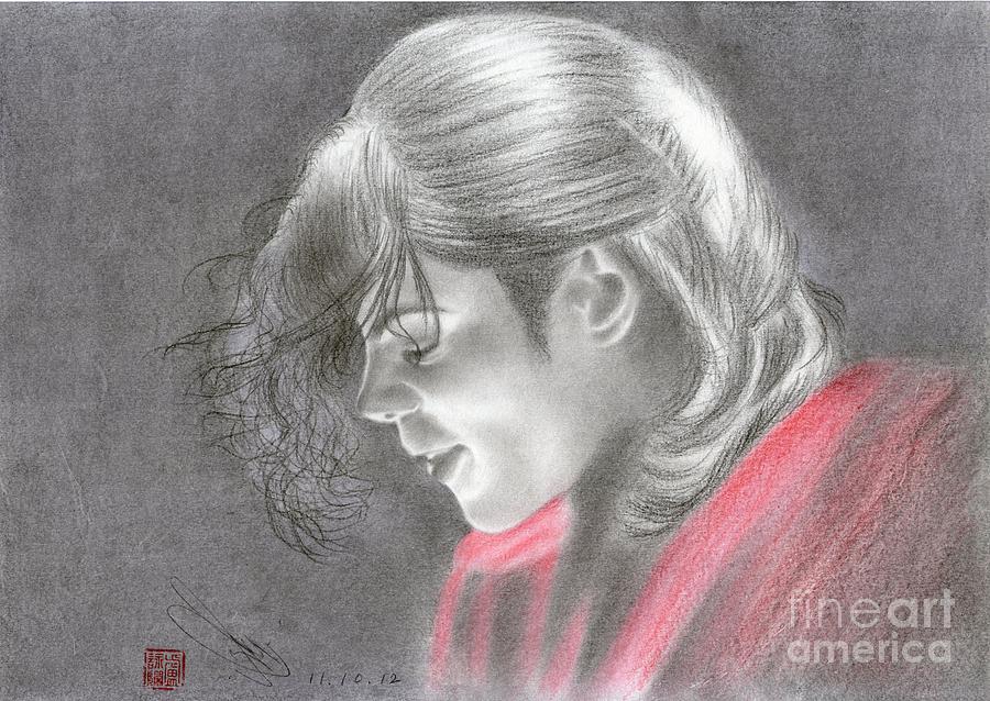 Michael Jackson #One Drawing by Eliza Lo