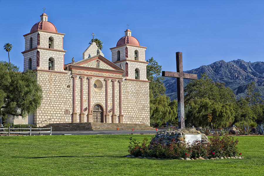 Architecture Photograph - Mission Santa Barbara #5 by Mountain Dreams