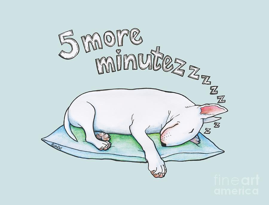 5 More Minutes Drawing by Jindra Noewi