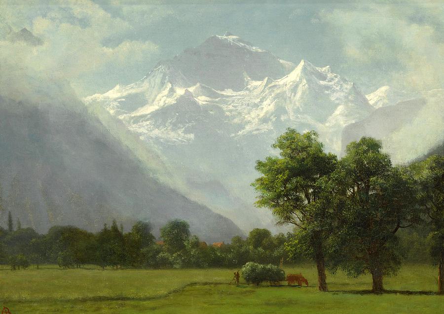 Mountain Landscape #9 Painting by Albert Bierstadt