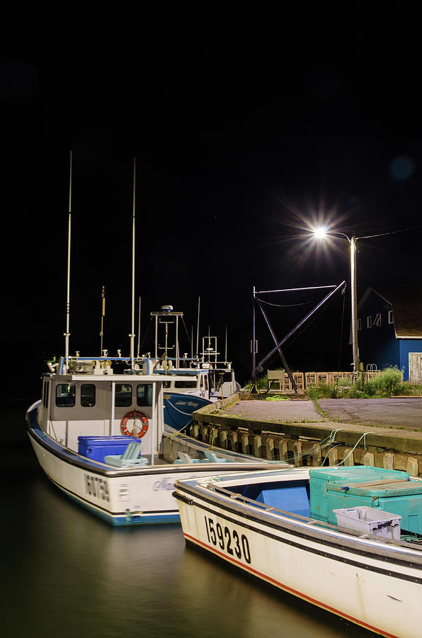 Nightime on the wharf. #5 Photograph by Rob Huntley