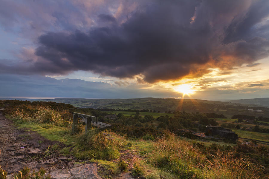 Norland moor sunset Photograph by Chris Smith | Fine Art America