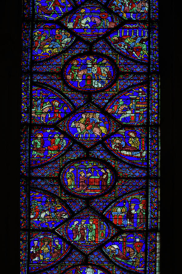 Notre Dame de Chartes Cathedral #5 Digital Art by Carol Ailles