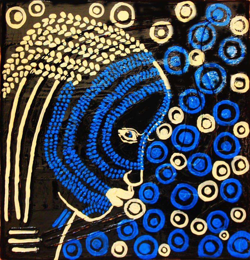 Nuer Bride  - South Sudan #5 Painting by Gloria Ssali