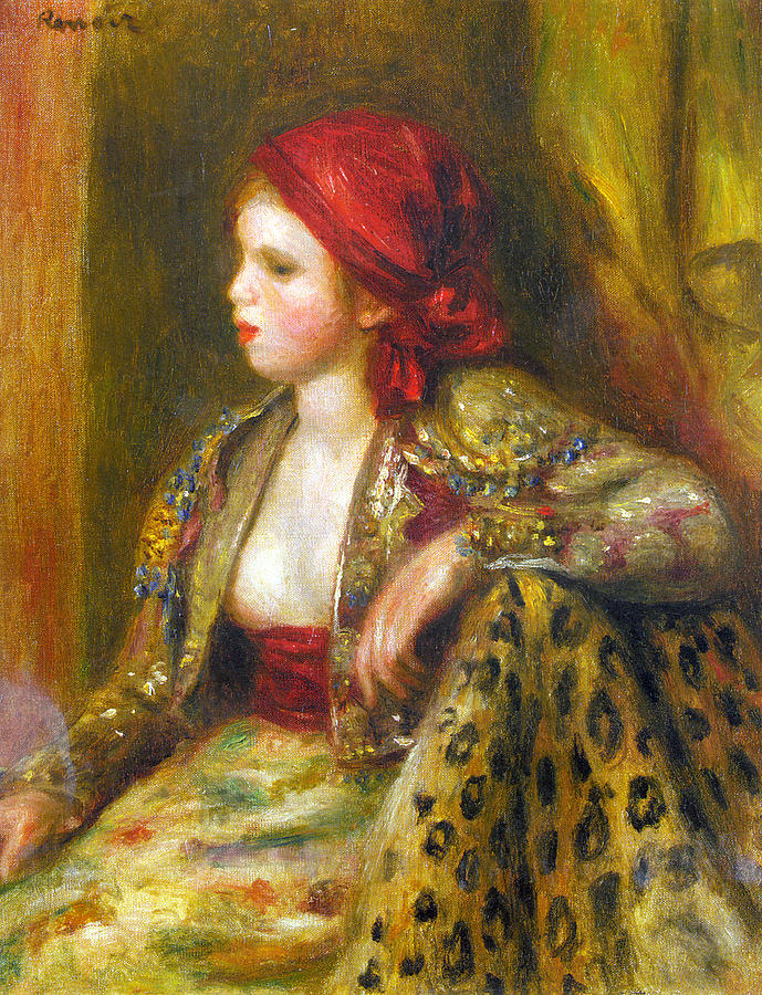 Odalisque #5 Painting by Pierre-Auguste Renoir