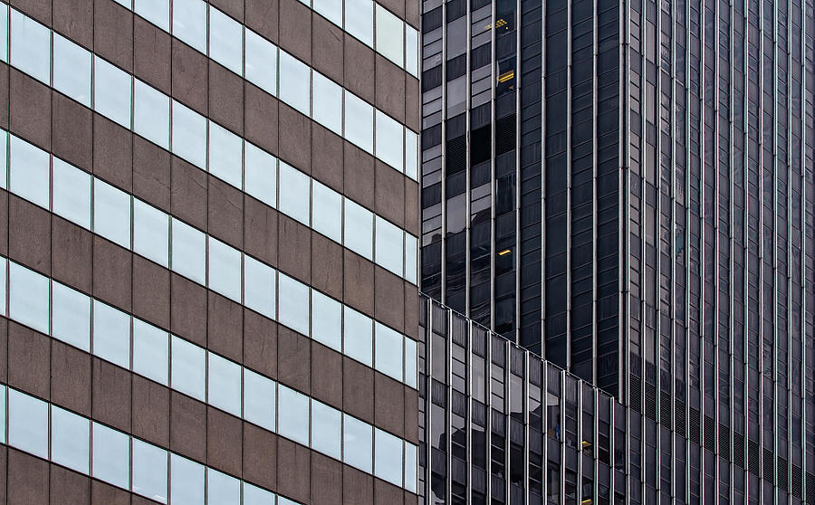 Office Buildings NYC #5 Photograph by Robert Ullmann