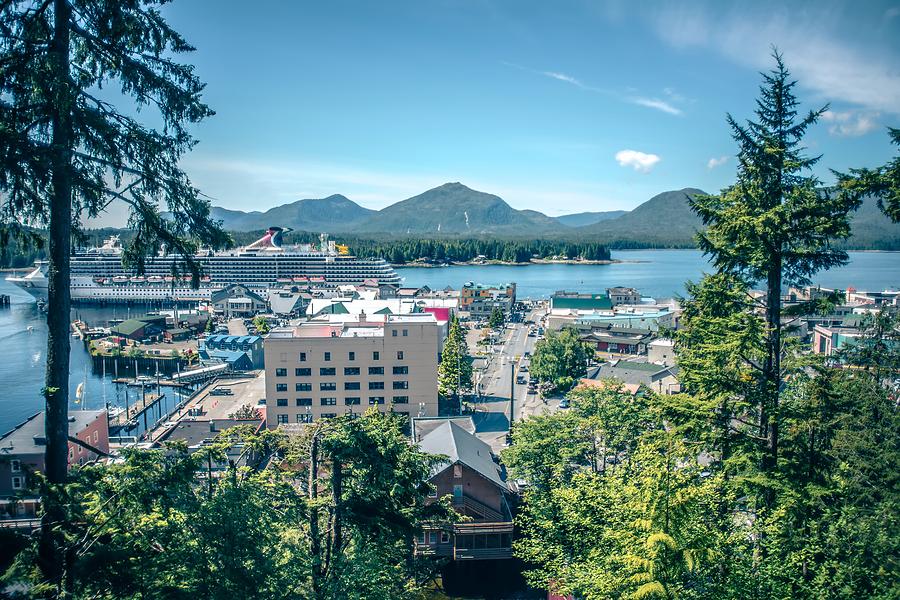 Old Historic Town Of Ketchikan Alaska Downtown #5 Photograph by Alex Grichenko