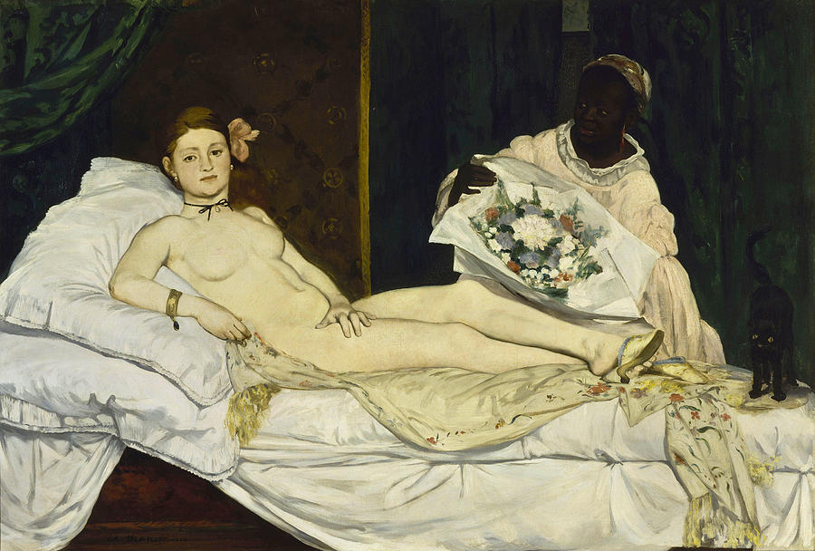 Edouard Manet Painting - Olympia #5 by Edouard Manet