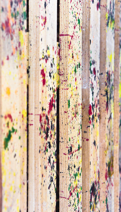 Abstract Photograph - Paint marks #5 by Tom Gowanlock
