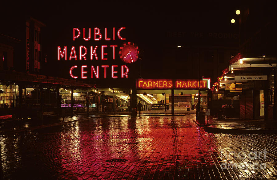 Architecture Photograph - Pike Place Market  #5 by Jim Corwin