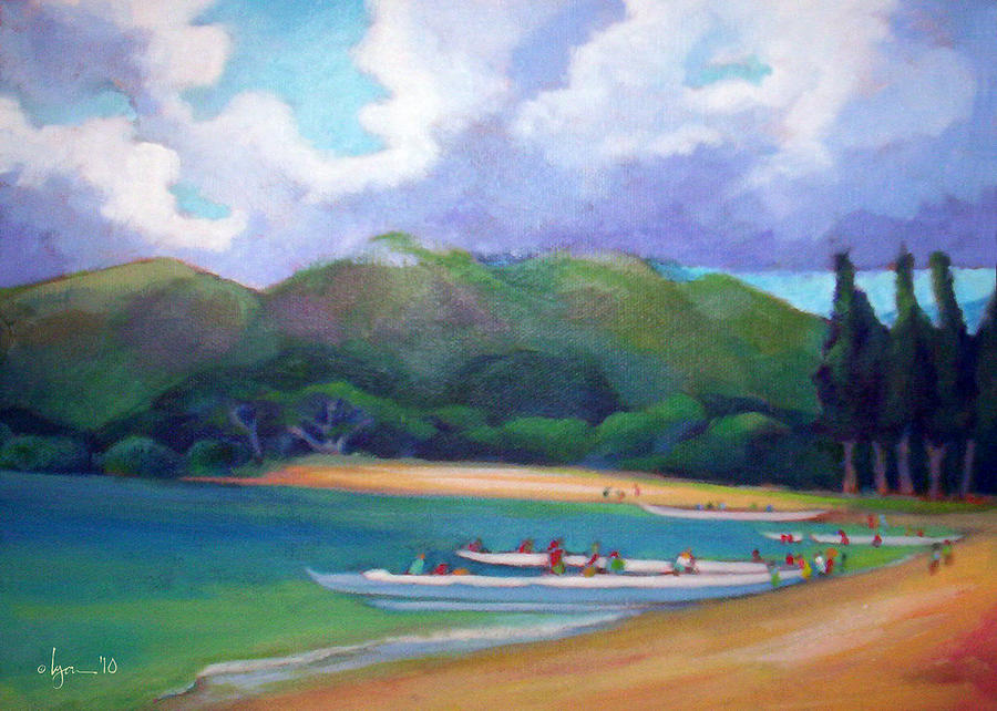 5 P.m. Canoe Club Painting