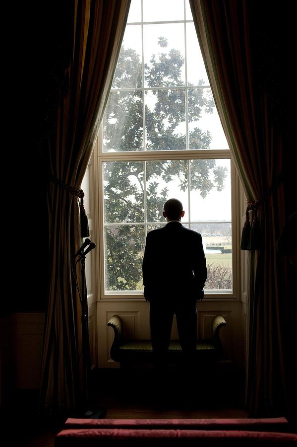 President Barack Obama Looks #5 Photograph by Everett